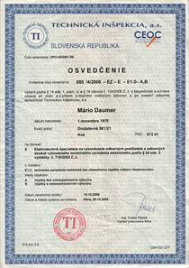 osvedenie